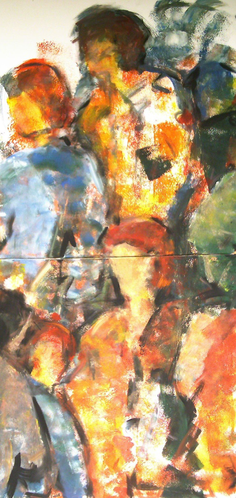 Foule | 2006 | Acryl auf Leinwand | 2 x (100 x 100)