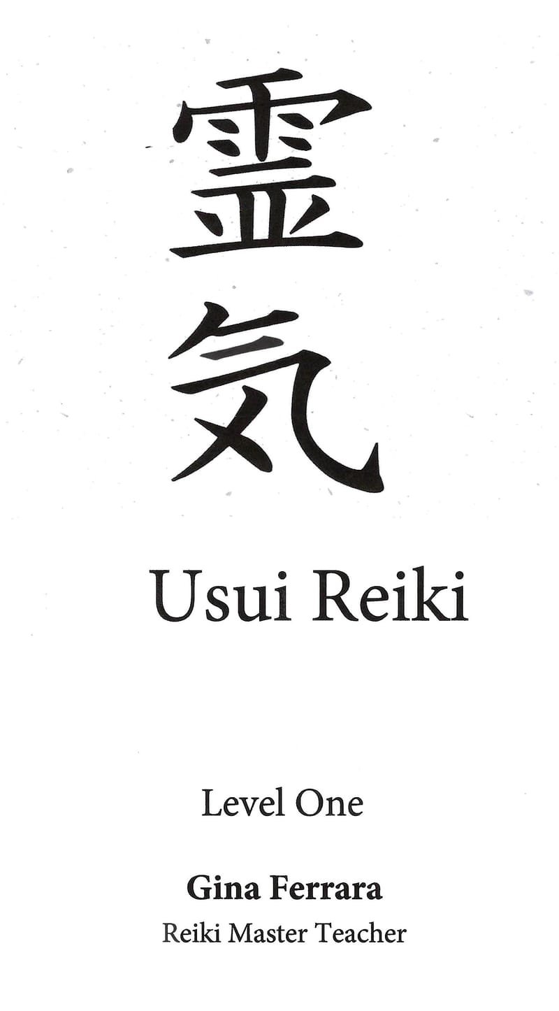REIKI Level 1 Certification