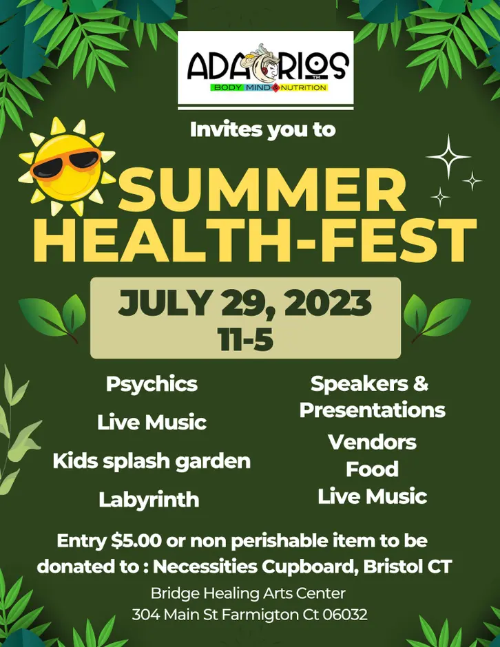SUMMER HEALTH FEST- In Person