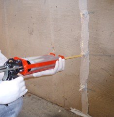 Basement Wall Crack Leak Repair