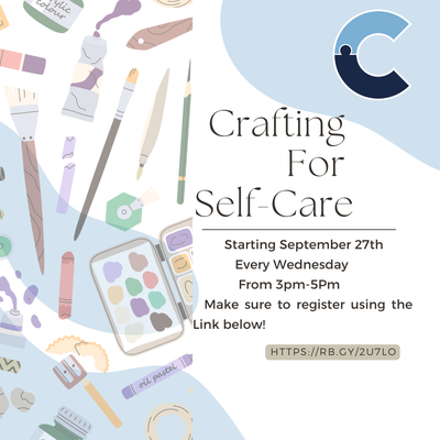 crafting for self-care image