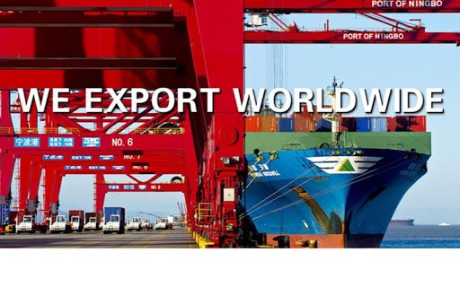 We export worldwide