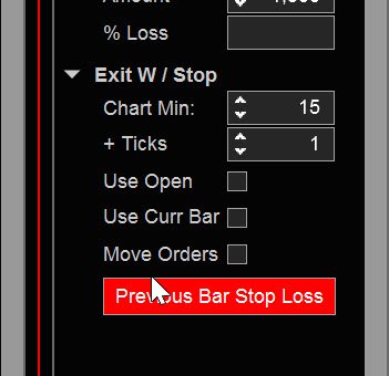 Exit With Stop - Previous Bar