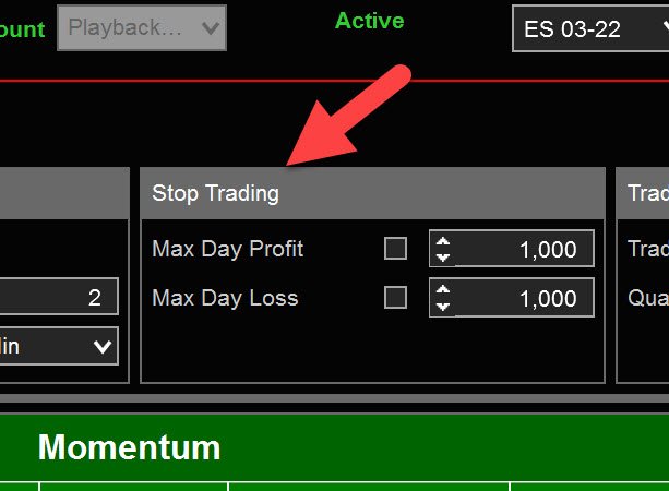How to Auto Stop Trading