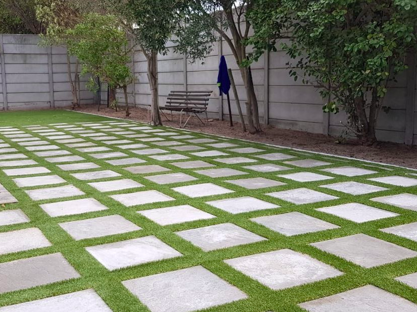 Urban Stone Paving Cape Town Garden Design Artificial Grass