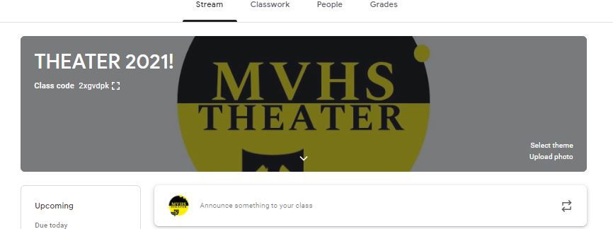 Your Link to MVHS Theater!