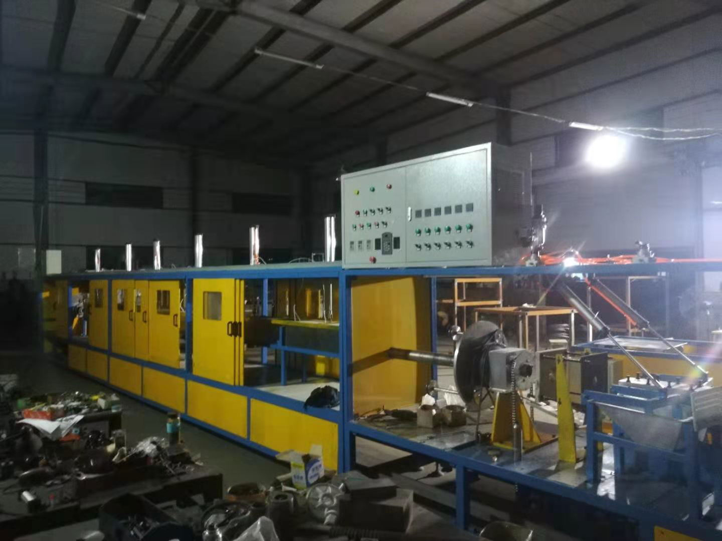 Fully threaded fiberglass rebar rod Making Line