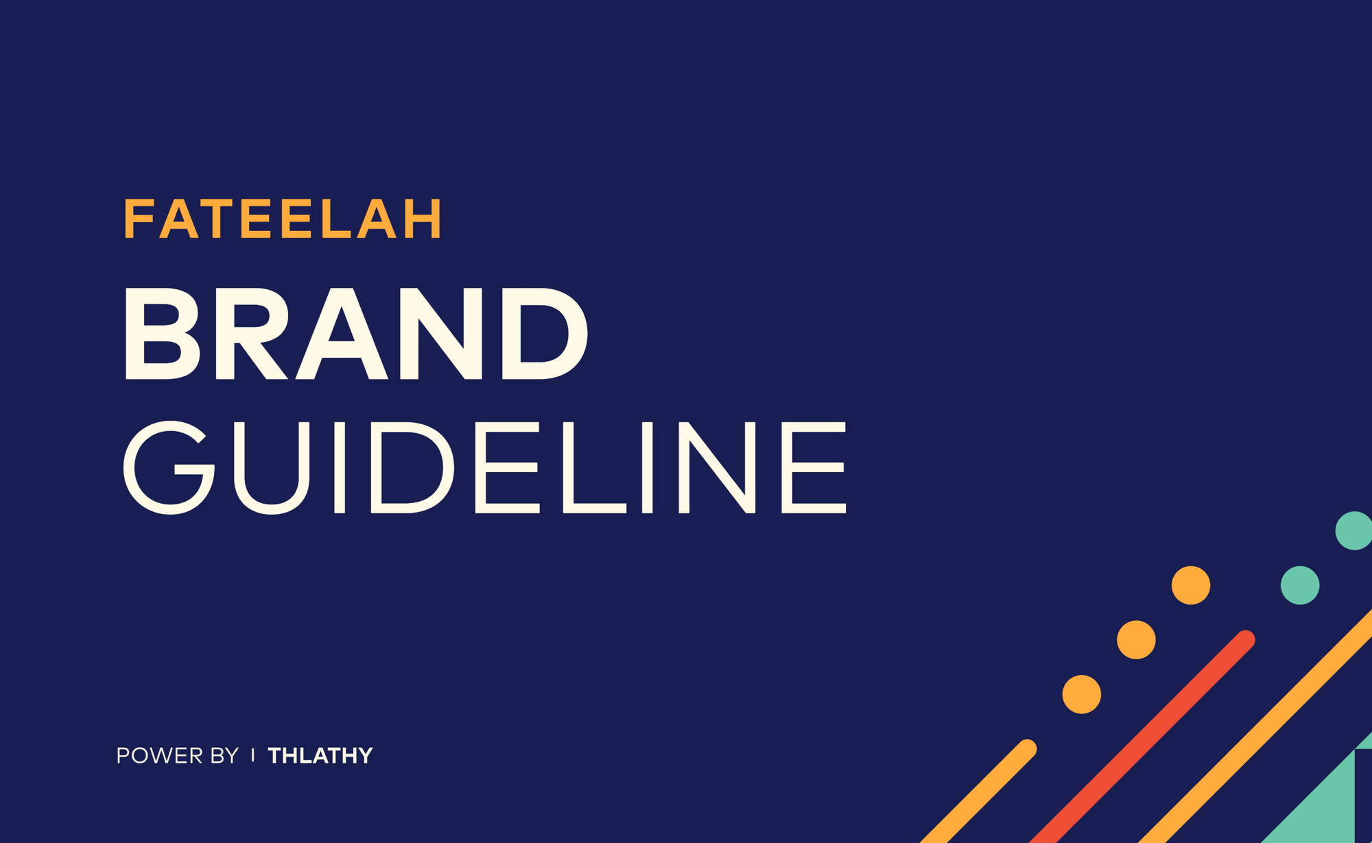 Branding Guideline for Fateelah