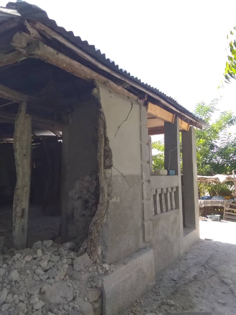 8/17/21 Tricon home damaged by earthquake