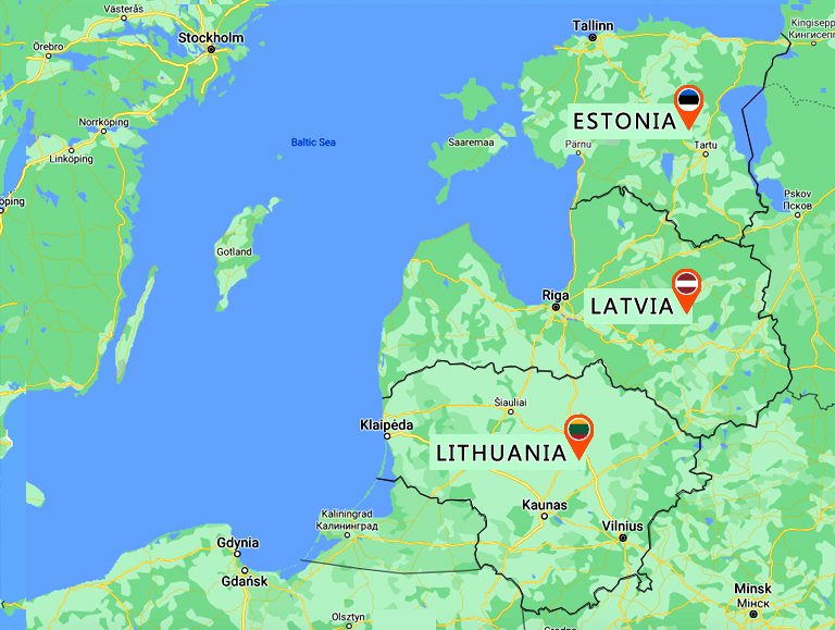 Three Baltic States 8 days