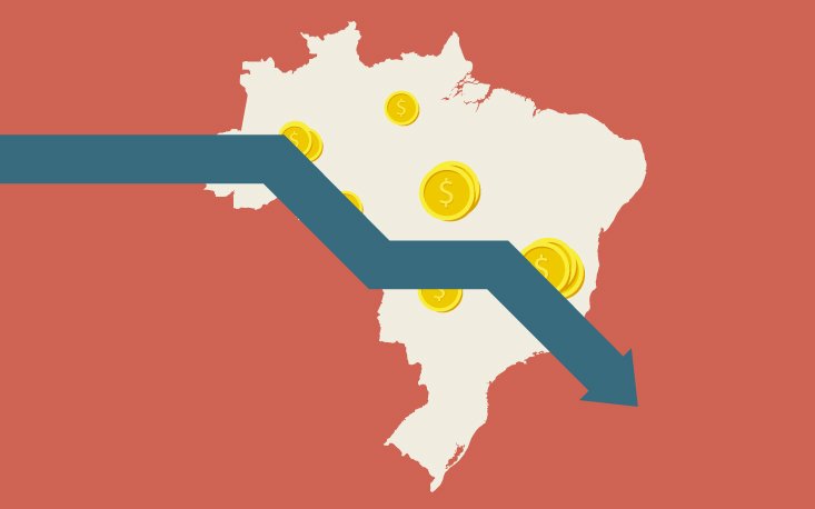PIB brasileiro cai 0,1% no terceiro trimestre deste ano