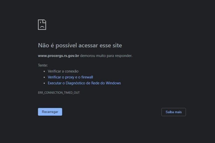 Ataque hacker derruba sites do governo do RS