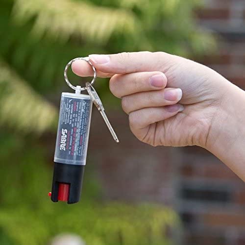 SABRE 3IN1 Pepper Spray Advanced Police Strength with Key Ring