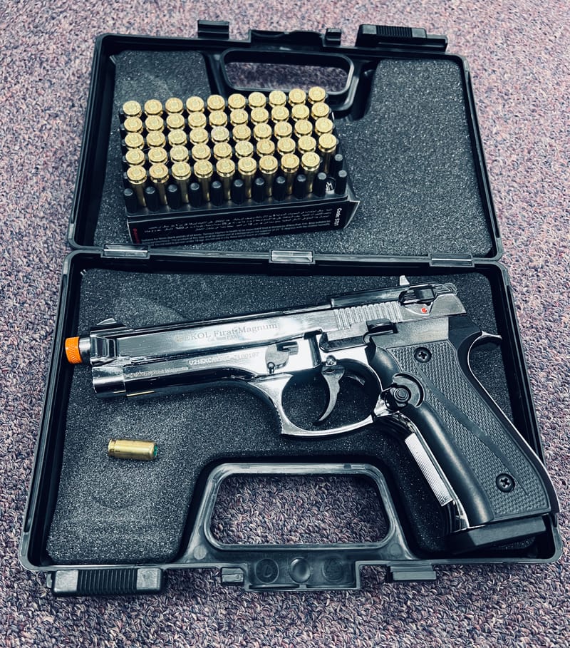 FULLAuto blank pistol 9mm Jimmy's INC. JSS Products TM