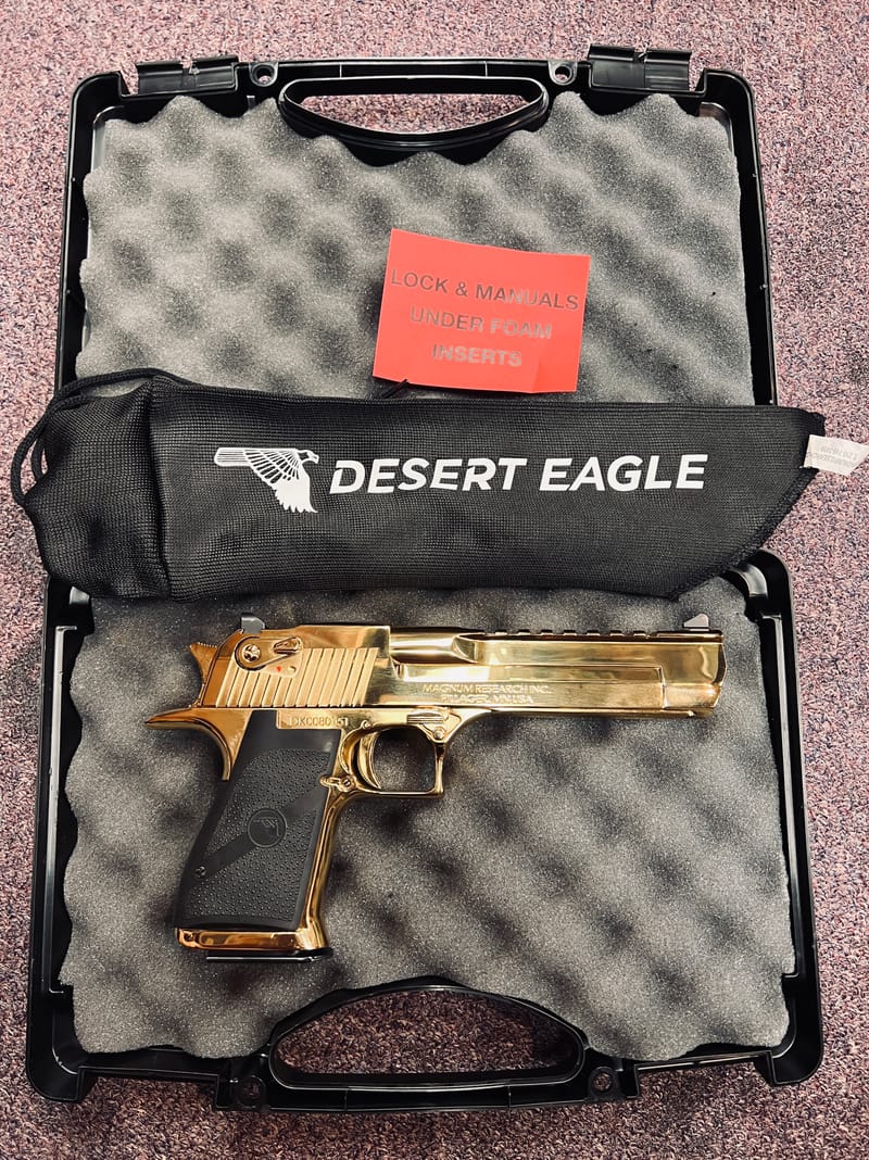 Gold Desert Eagle 50ae - Jimmy's Sportshop Inc. Jss Products Tm