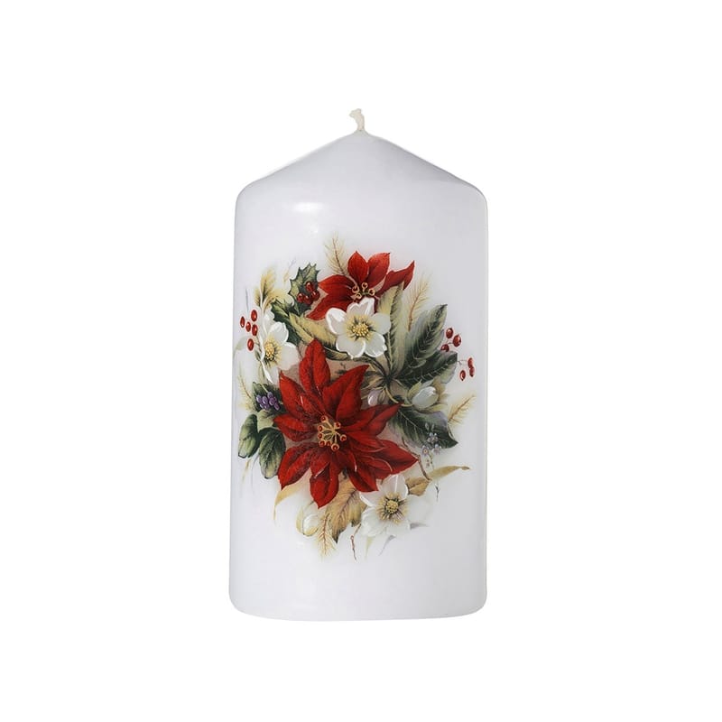 Scented Floral Bouquet Pillar Candles Serendipity Candle Company