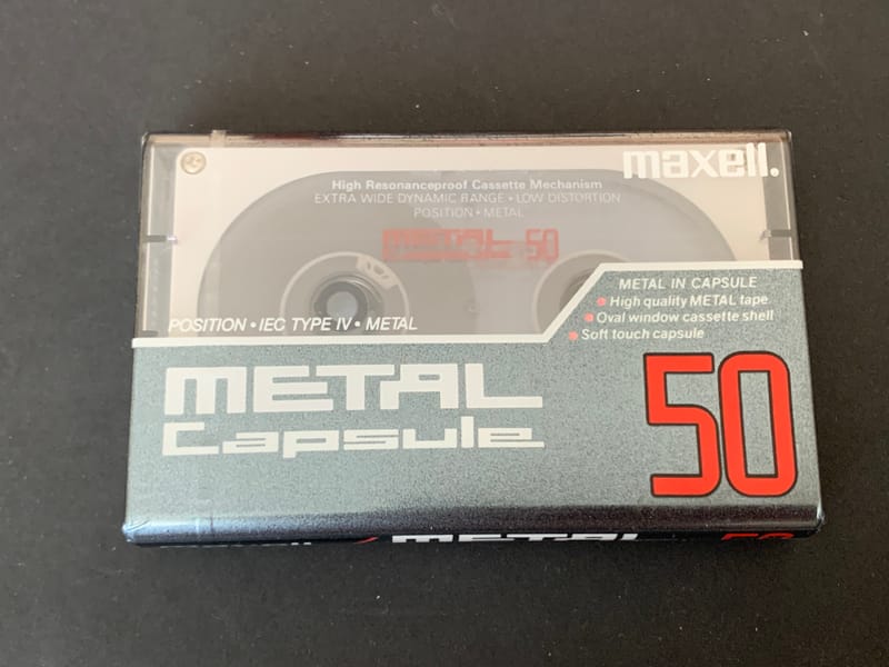 Maxell Metal Capsule 50 - Vintage-Cassettes.com