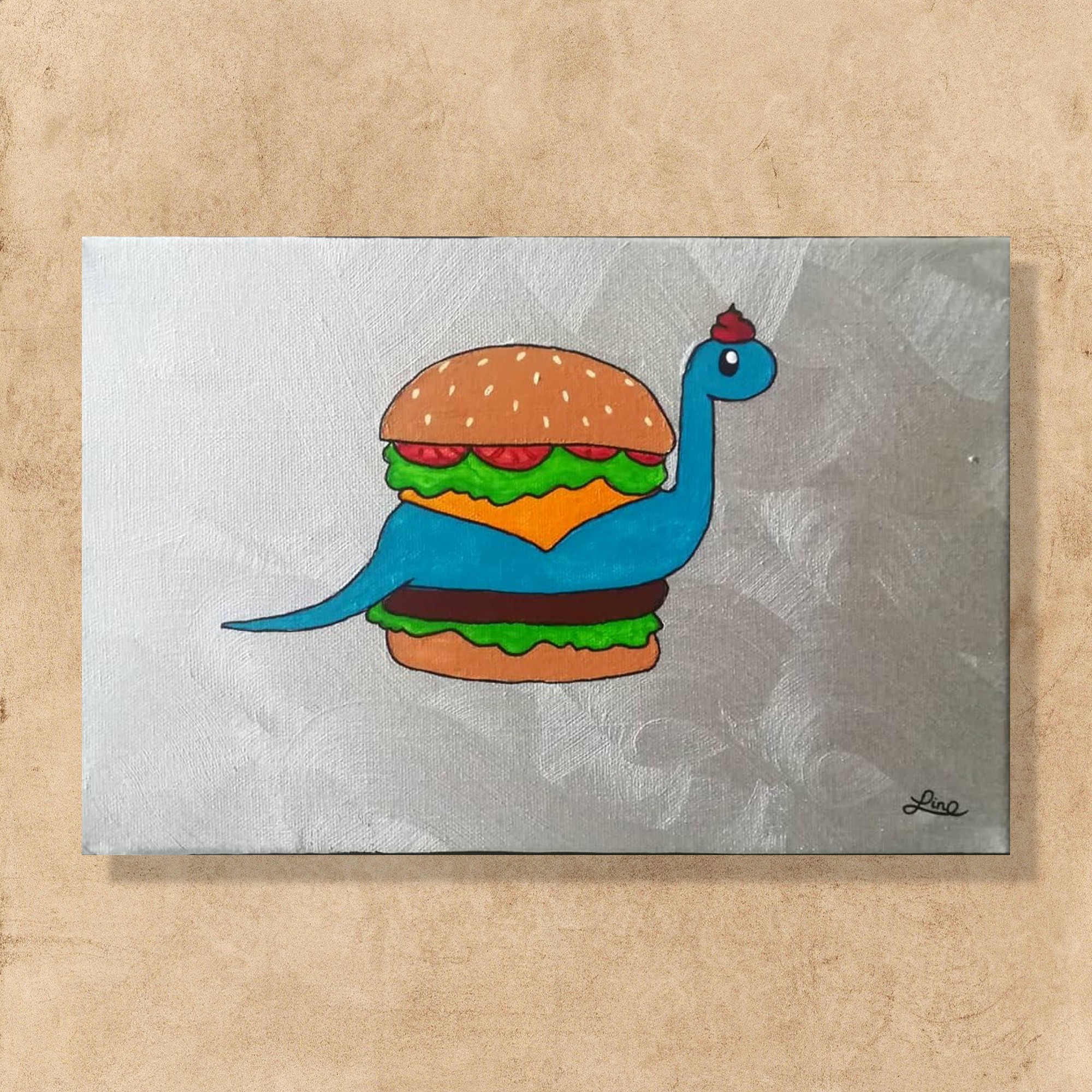 DinoBurger (30x20 cm)