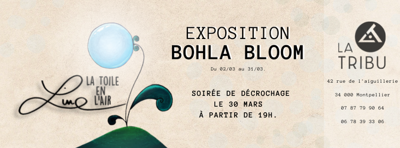 Décrochage Exposition Bohla Bloom