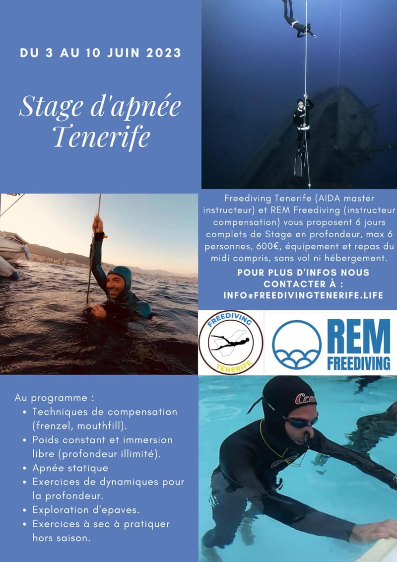 Stage apnée TENERIFE