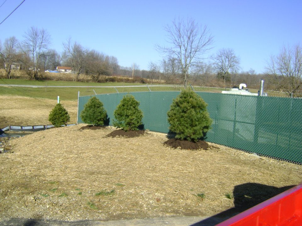 6' Tall Galvanized Chain-link With Slates