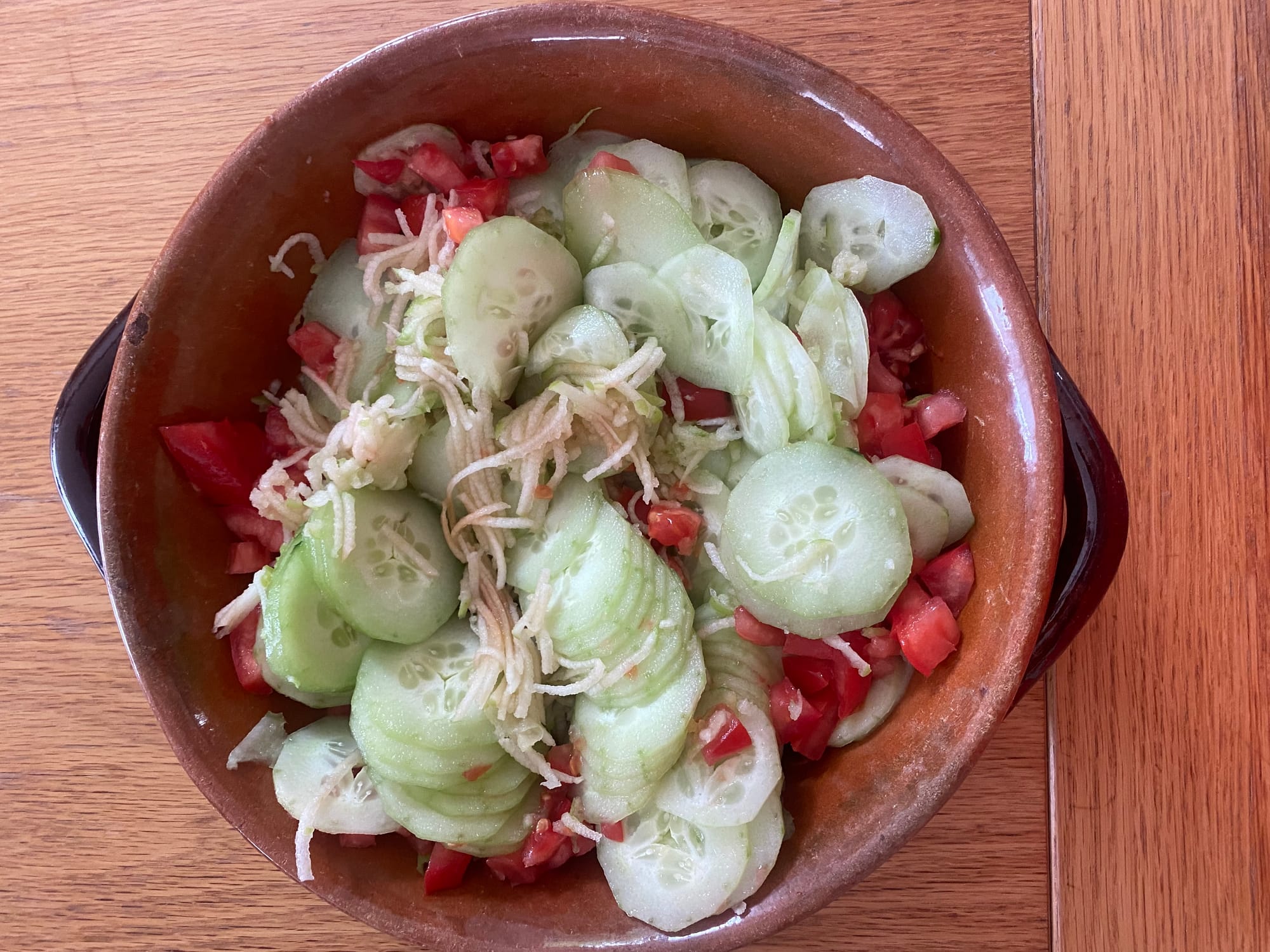 Une salade rafraîchissante