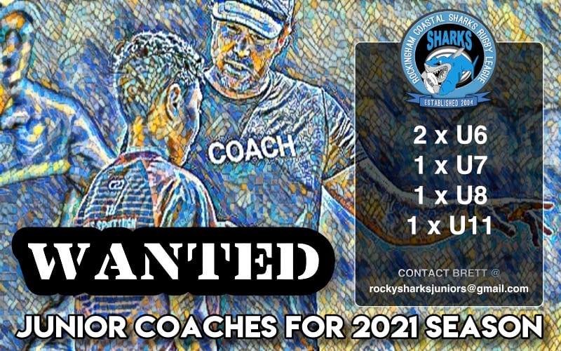 JUNIOR COACHES WANTED