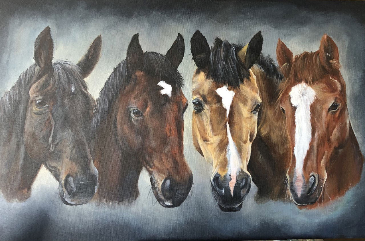 Four Horse portrait