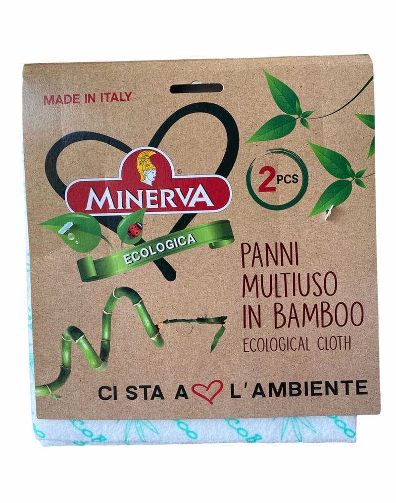 Panni In Bambù Ecologici: Confezione Da 5 Multiuso + Panno Pavimenti + Panno Occhiali