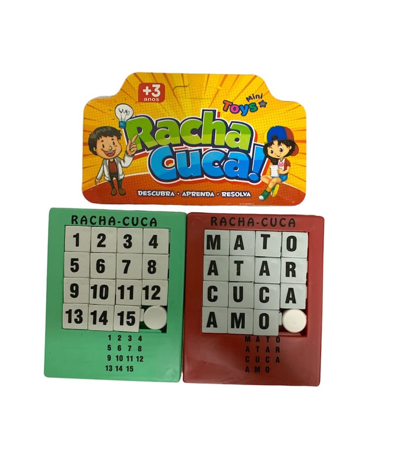 Jogo Racha Cuca c/02 Letras e Numeros KI FESTAS 1035A