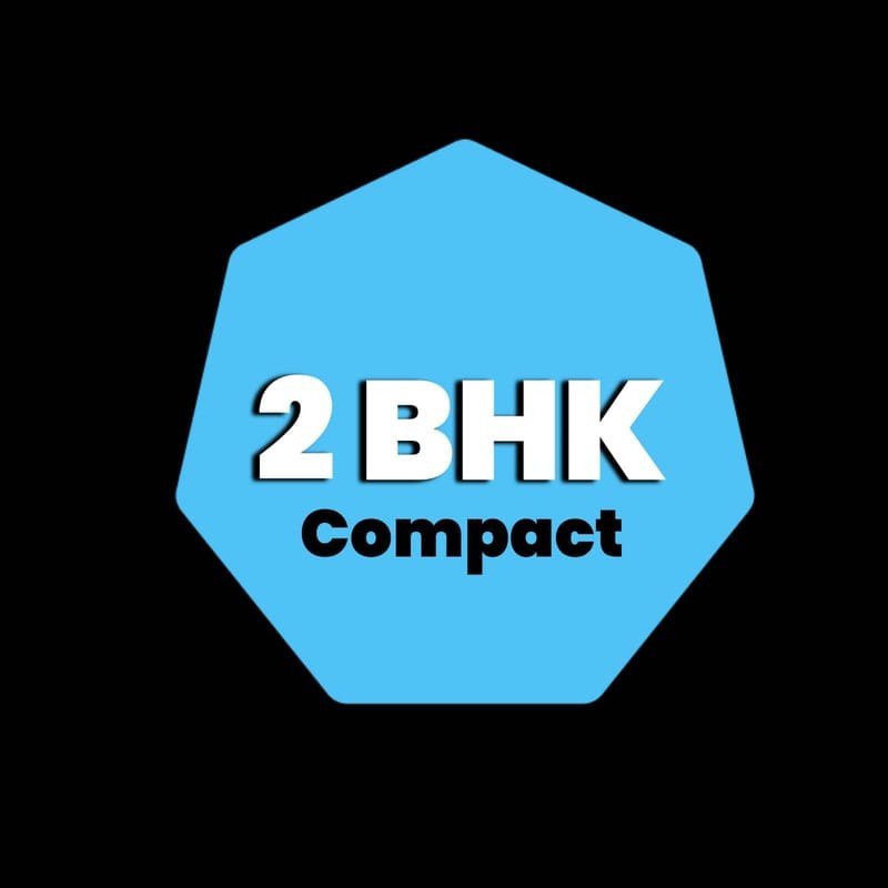 2BHK-52* Lakhs (Compact)
