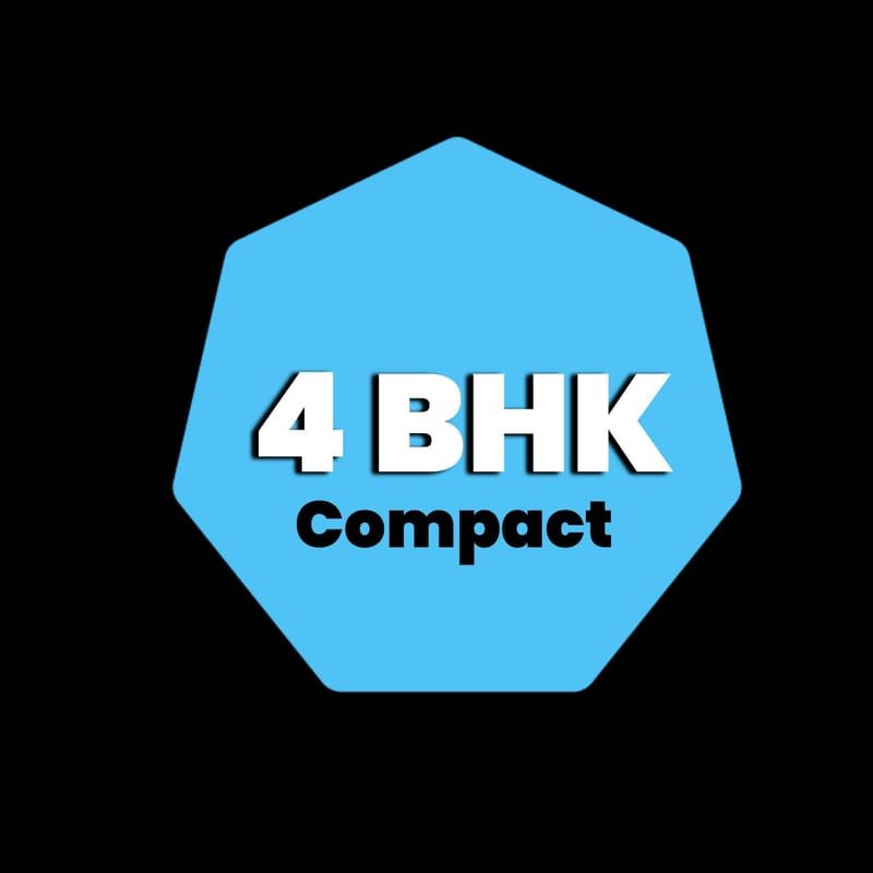 4BHK-62* Lakhs (Compact)