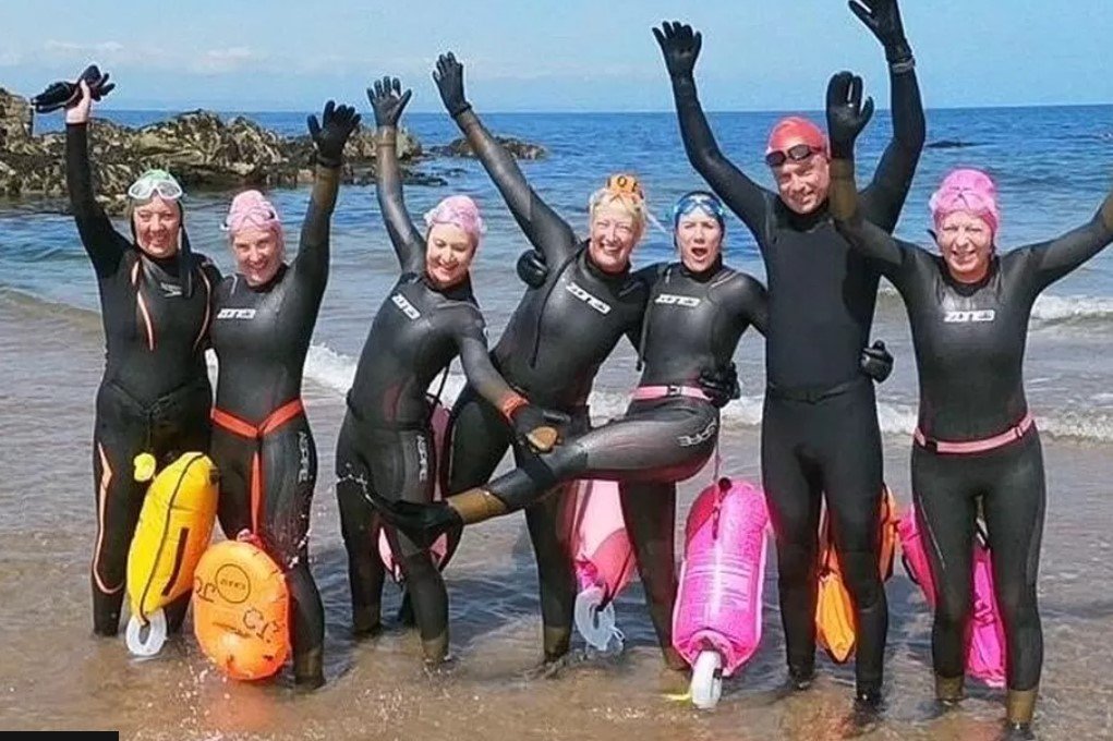 June - Intrepid Swimmers , Marine Hotel to Lamb Island