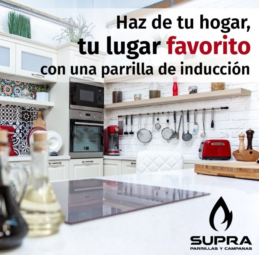 SUPRA: Disminuye accidentes y cocina seguro en familia con tecnología de inducción.
