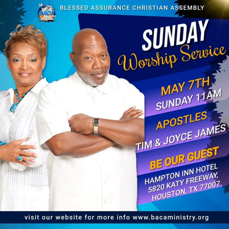 BE OUR GUEST SUNDAY