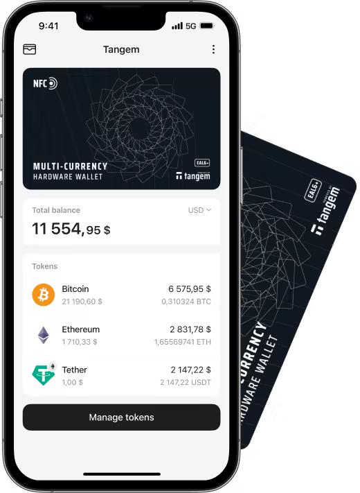 Tangem Wallet is easy to use, but effective at protecting your crypto assets