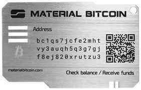 A new secure cold Bitcoin wallet, Material Bitcoin