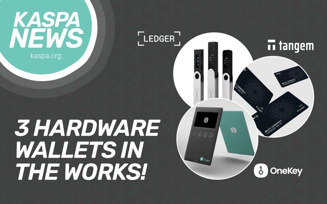 Kaspa On Hardware: Development Phase. OneKey x Kaspa Crypto Hardware Wallet, OneKey Limited
