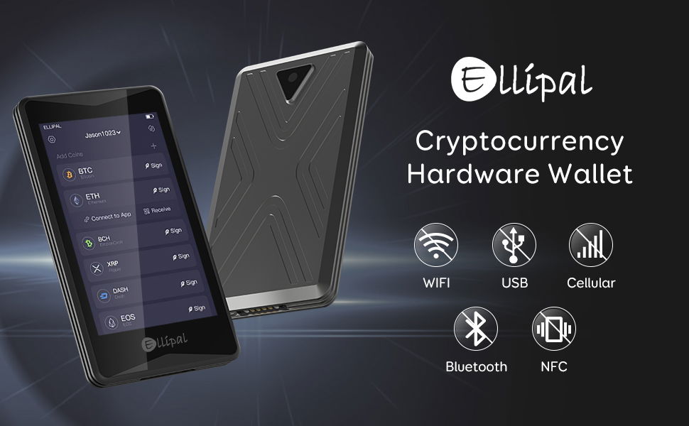 The ideal way for crypto security with air-gapped cold wallet, ELLIPAL