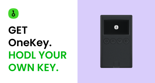 Open source crypto hardware wallet trusted by millions, OneKey Wallet