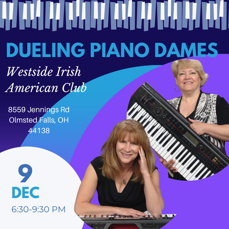 Dueling Piano Dames play Westside Irish American Club