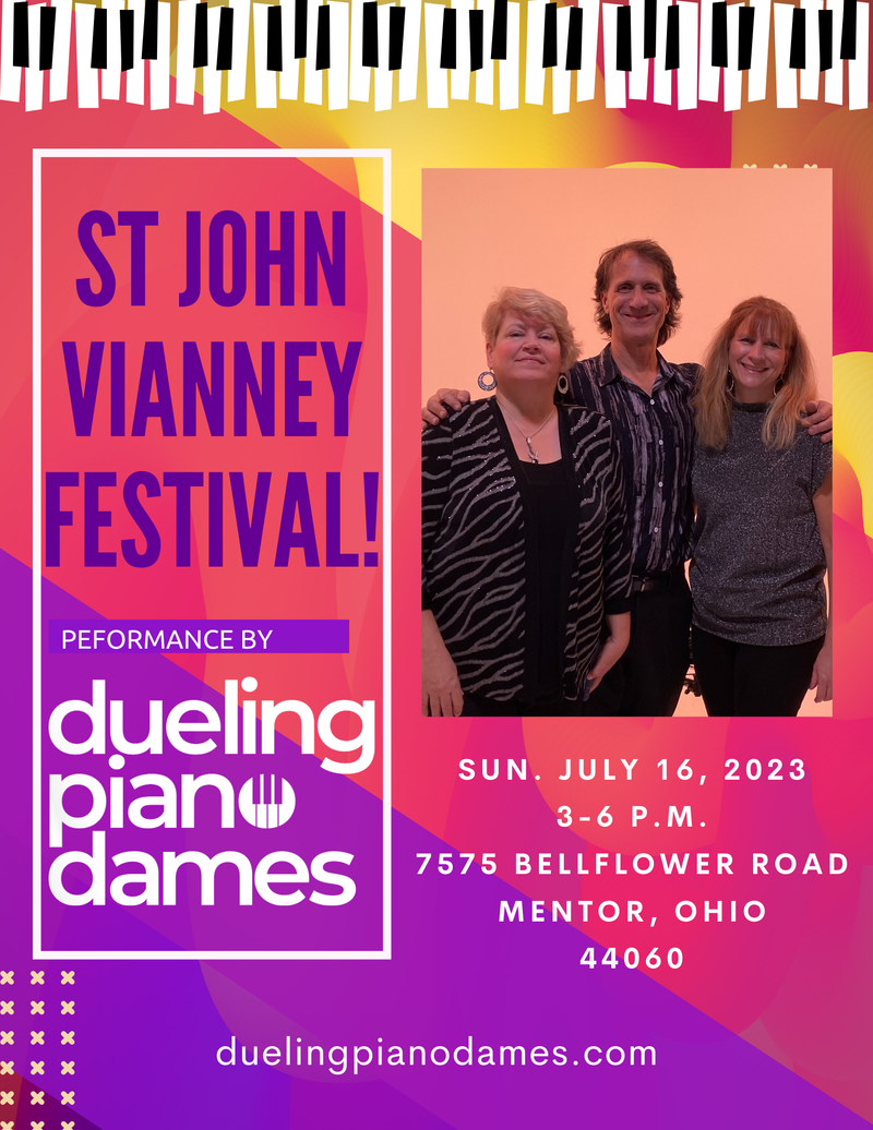 Dueling Piano Dames Play St. John Vianney's Parish Festival