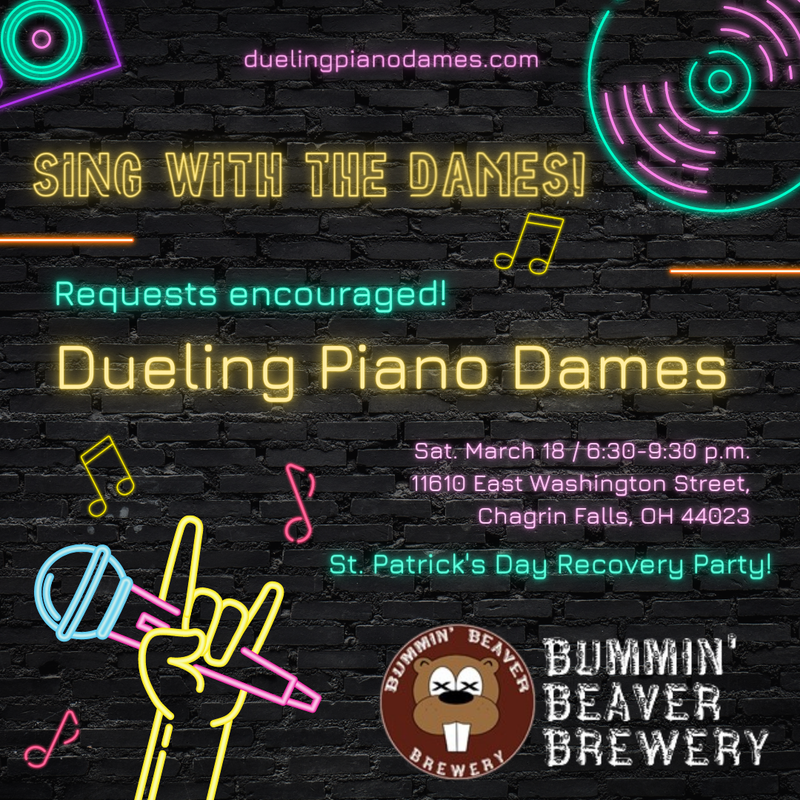 Dueling Piano Dames play Bummin' Beaver St. Patrick's Day Recovery Party