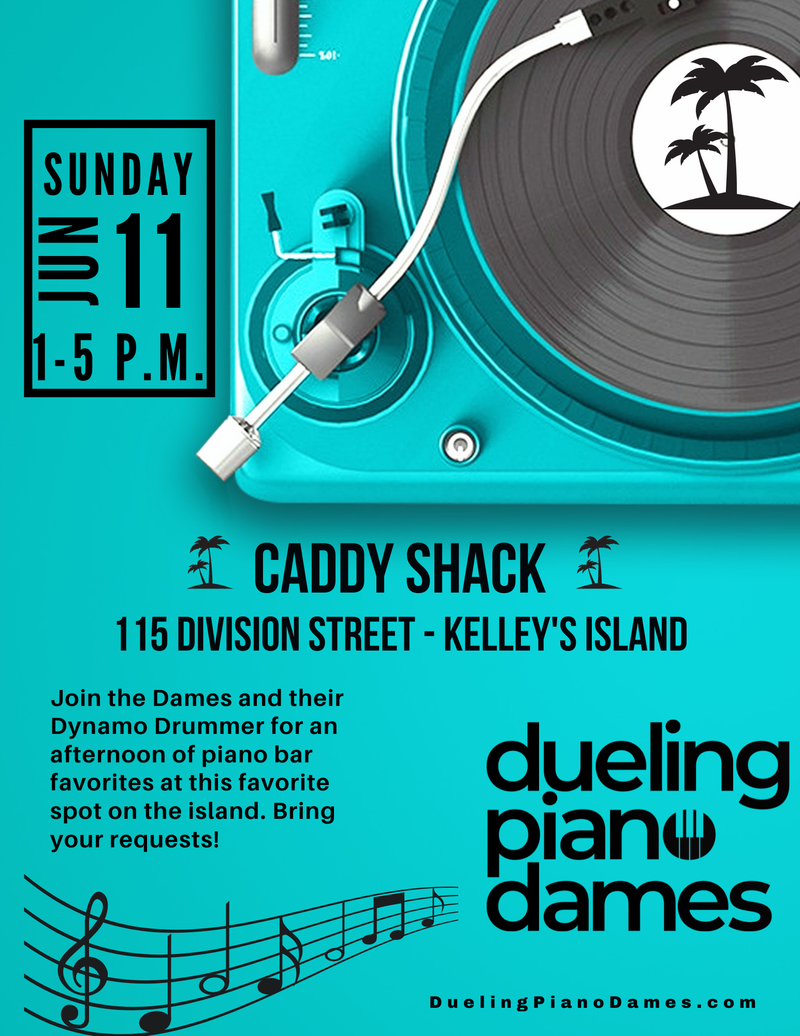 Dueling Piano Dames Play Caddy Shack on Kelley's Island!