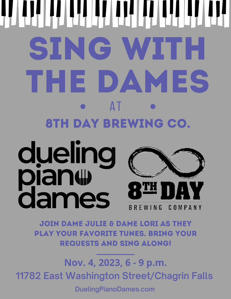 Dueling Piano Dames play 8th Day Brewing Co.
