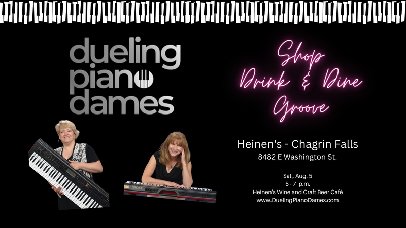 Dueling Piano Dames Play Chagrin Falls Village Heinen's