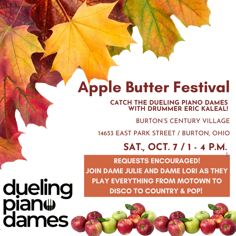 Dueling Piano Dames Play the 2023 Apple Butter Festival with Eric