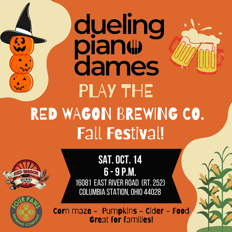 Dueling Piano Dames play Red Wagon's Fall Festival