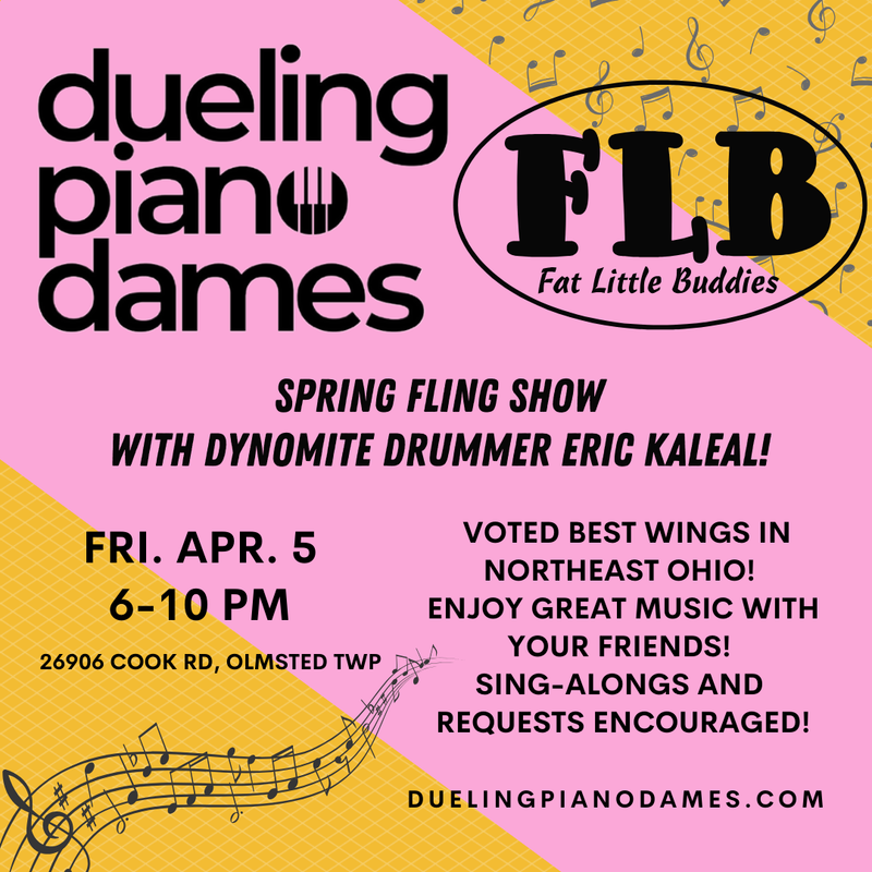 Dueling Piano Dames play Fat Little Buddies Spring Fling
