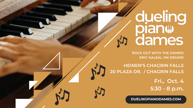 Dueling Piano Dames Trio plays Chagrin Falls Heinen's